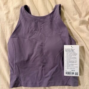 Lululemon High-Neck Purple Tank Top (Size 4)